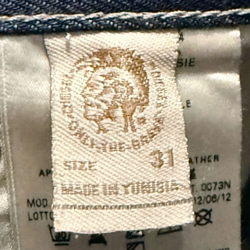 Diesel Larkee Mens 31x30 *33x29 Blue Regular Straight Button Fly Jeans 0073N - Picture 3 of 16